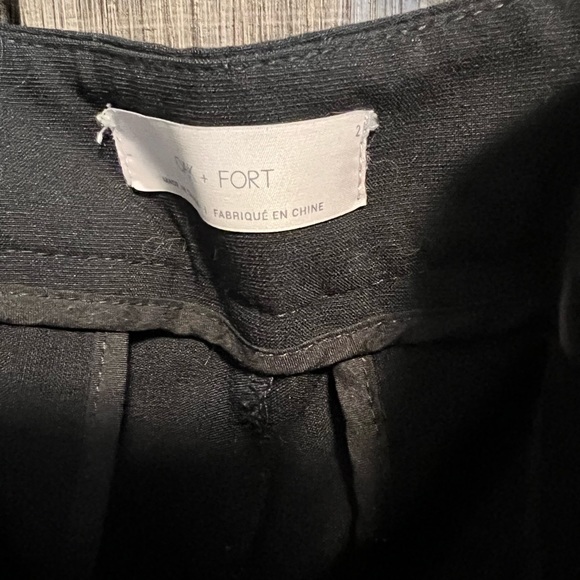 OAK+FORT Navy Loose Fit Trousers - Picture 6 of 6